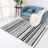 Modern Area Rugs Geometric Moroccan Polyester Carpets for Office Bedroom Hall Dining Room Living Room