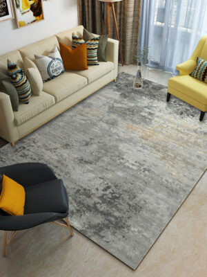 Simple Abstract Grey Pattern Modern Contemporary Simple Rugs for Living Room Dining Room Bedroom