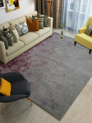 Simple Grey Purple Pattern Modern Contemporary Simple Rugs for Living Room Dining Room Bedroom