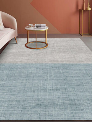 Simple Blue Grey Pattern Modern Contemporary Simple Rugs for Living Room Dining Room Bedroom