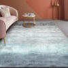 Abstract Gradient Blue Grey Pattern Modern Contemporary Simple Rugs for Living Room Dining Room Bedroom