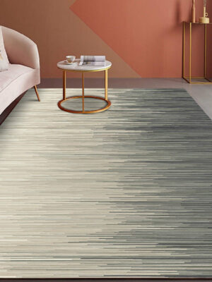 Gradient Grey Pattern Modern Contemporary Simple Rugs for Living Room Dining Room Bedroom
