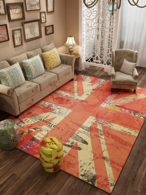 British Flag Retro Rug For Living Room Dining Room Bedroom Hall Carpet 12