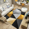 Modern Moroccan Pattern Rugs Polyester Carpets for Living Room Dining Room Bedroom Hall Office