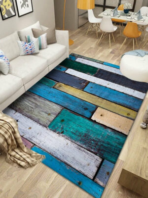 Striped Geometric Modern Pattern Rugs Polyester Carpets for Bedroom Living Room Office Hall Dining Room