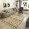 Printed Colour Pattern Modern Simple Contemporary Geometric Rugs For Living Room Dining Room Bedroom