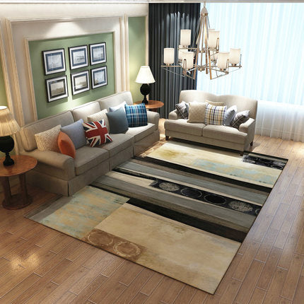 Splicing Geometry Pattern Modern Simple Contemporary Geometric Rugs For Living Room Dining Room Bedroom
