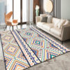 Purple Moroccan Geometric Traditional 3D Pattern Floor Mat Modern Rug for Bedroom Living Room Sofa Office Hall
