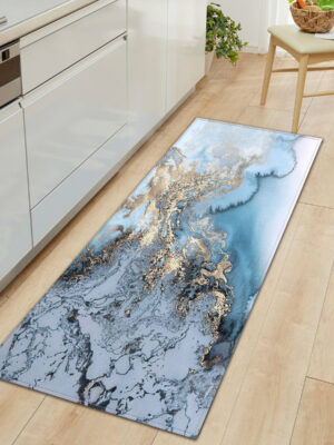 Marble Pattern Entryway Doormat Runners Rugs Kitchen Bathroom Anti-slip Mats 08