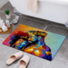 Character Modern Patterned Area Rugs Anti-slip Carpets Doormat Bath Mat