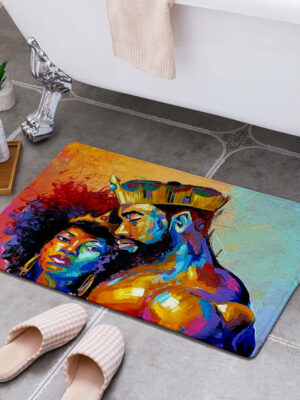 Character Modern Patterned Area Rugs Anti-slip Carpets Doormat Bath Mat