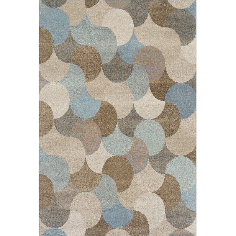 Multicolor Irregular Circular Pattern Geometric Rugs for Living Room Dining Room Bedroom Hall - Image 2