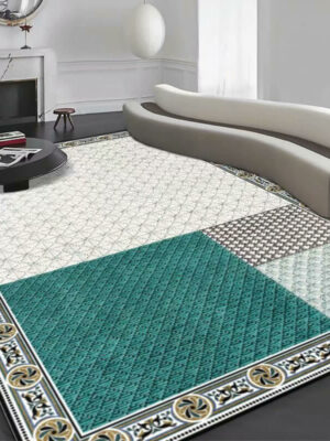 Simple Classical Geometric Pattern Modern Rug For Bedroom Living Room Sofa Rugs Floor Mat