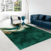 Green Modern Minimalist Abstract Pattern Rugs For Living Room Dining Room Bedroom 04