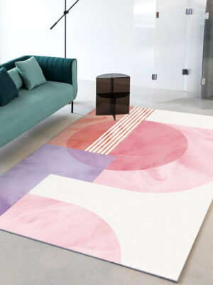 Multicolor Simple Abstract Color block Pattern Rugs For Living Room Dining Room Bedroom 02