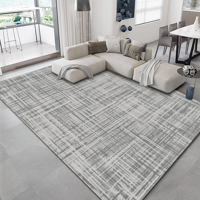 Concise Water Ink Stitching Pattern Modern Carpets For Bedroom Living Room Sofa Rugs 20