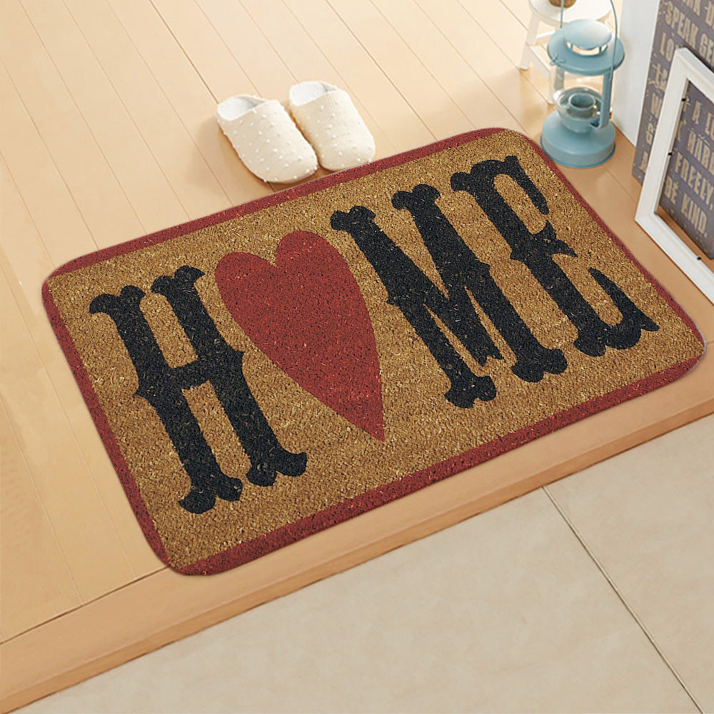 Welcome Home Pattern Modern Simplicity Entryway Doormat Rugs Kitchen Bathroom Anti-slip Mats 01