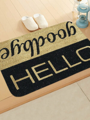 Welcome Home Pattern Modern Simplicity Entryway Doormat Rugs Kitchen Bathroom Anti-slip Mats 06