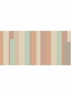 Decorative Colourful Striped Pattern Cotton Area Rug Hand Woven Washable Rug Entryway Bedside Runner Thin Floor Mat Carpet with Tassel