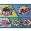 Cute Colorful Hello Pow Durable Non-slip Mats Cartoon Doormat