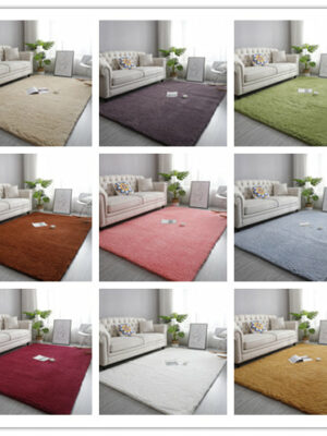 9 Colour Styles Simple Modern Plain Comfy Lambswool Comfy Plush Rugs For Living Room Bedroom Bedside Carpet