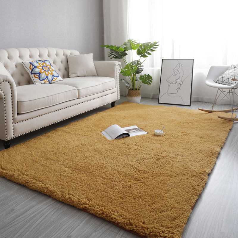 9 Colour Styles Simple Modern Plain Comfy Lambswool Comfy Plush Rugs For Living Room Bedroom Bedside Carpet - Image 10