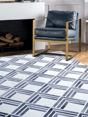 Three-dimensional Square Geometric Pattern Faux Cashmere Soft Shaggy Area Rug Carpets For Living Room Bedroom Hall Office