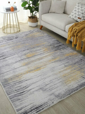 Gradient Simple Lines Rugs Faux Cashmere Carpets for Office Living Room Dining Room Bedroom Hall 01