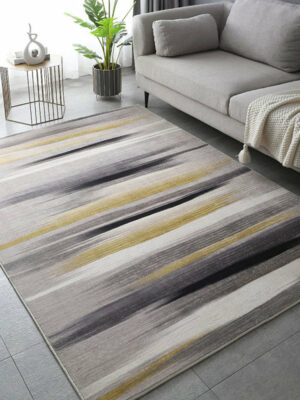 Gradient Simple Lines Rugs Faux Cashmere Carpets for Office Living Room Dining Room Bedroom Hall 05