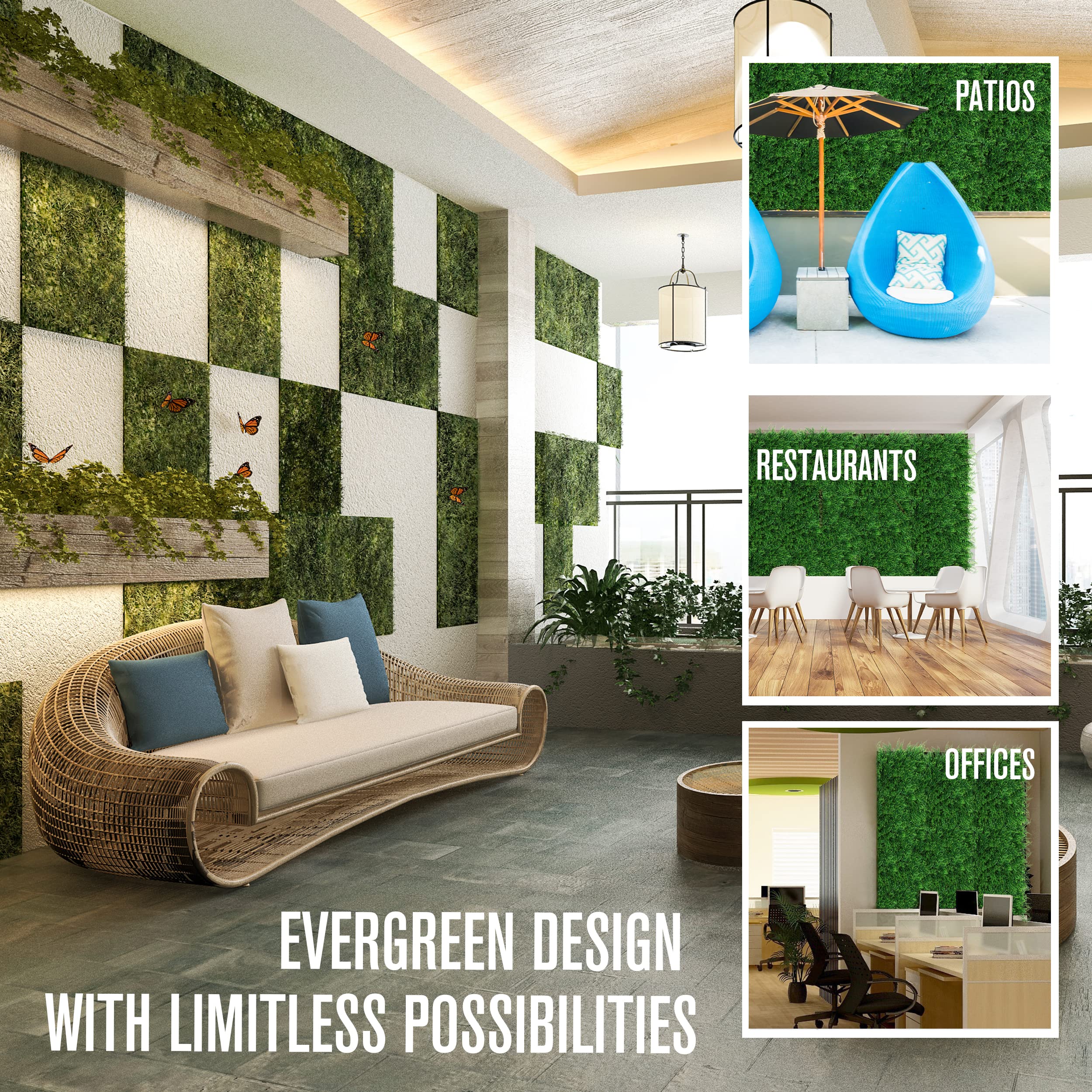 Artificial Decoration Hanging Plants for Home Room Indoor Outdoor Shelf Decor 02 - Image 8