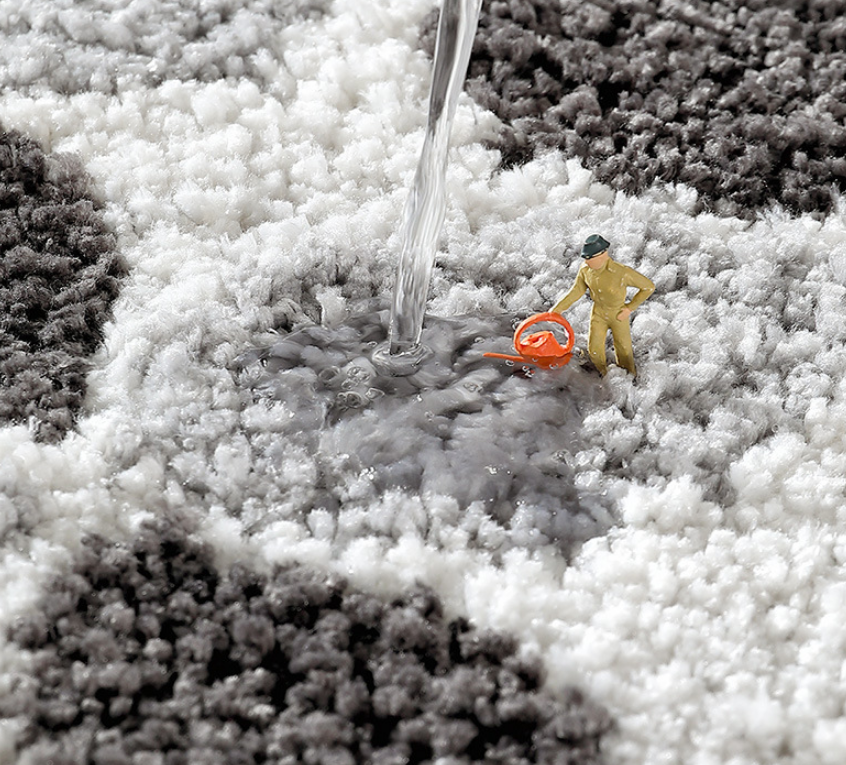 Abstract Graffiti Super Soft Flocking Bathroom Mat Absorbent Anti-slip Bathroom Carpet 01 - Image 4