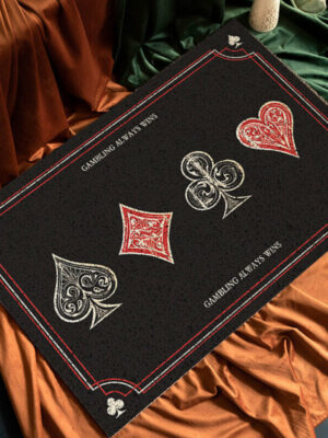 Poker Series (Always Win) Dust Removal Doormat Entrance Non-slip Outdoor Floormat
