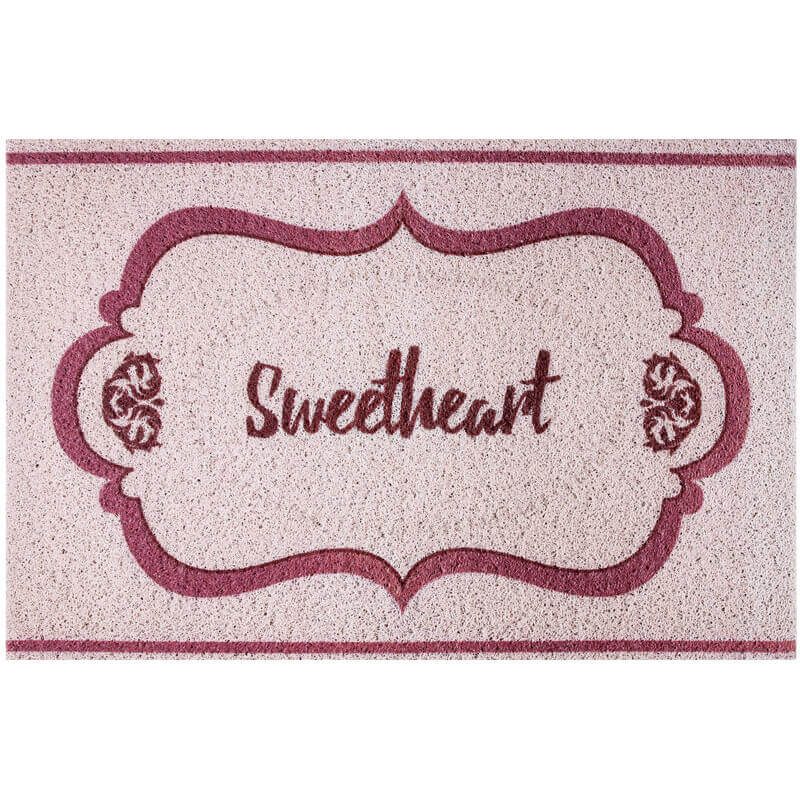 Vintage Dust Removal Word (SweetHeart) Doormat Entrance Non-slip Outdoor Floormat - Image 2