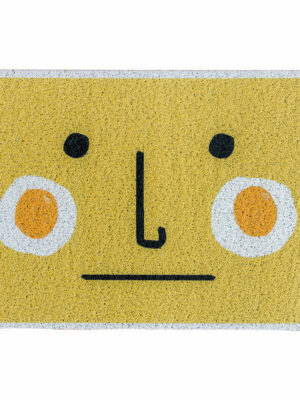 Creative Fried Eggs Dust Remove Doormat Entrance Non-slip Outdoor Floormat