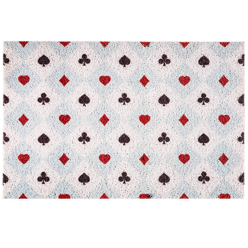 Diamond Checkered Dust Remove Doormat Entrance Non-slip Outdoor Floormat - Image 3