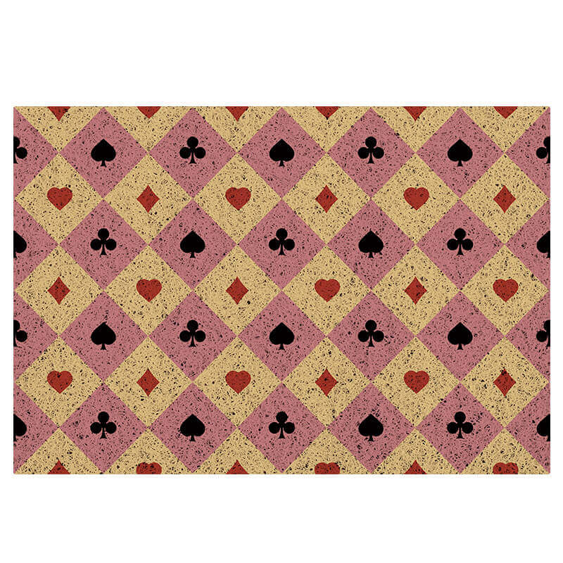 Diamond Checkered Dust Remove Doormat Entrance Non-slip Outdoor Floormat - Image 6