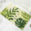 Extra Soft Flocking Bath Mats Absorbent Non-Slip Bathroom Rugs Leaves 06