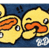 B.duck Bathroom Water-absorbent Thick Flocked Mats Bathroom Foot Mats Household Toilet Doorway Mats 02