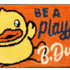 B.duck Bathroom Water-absorbent Thick Flocked Mats Bathroom Foot Mats Household Toilet Doorway Mats 03