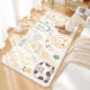 Cartoon Faux Cashmere Bedroom Carpet Home Living Room Study Plush Mats Bedside Carpet Window Mats 01