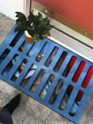 Clown Halloween Doormat Skeleton Grimace Floor Mat Bathroom Mat 02