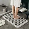 Abstract Graffiti Super Soft Flocking Bathroom Mat Absorbent Anti-slip Bathroom Carpet 04