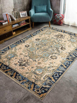 Bohemian Vintage Ethnic Bedroom Living Room Carpet 03