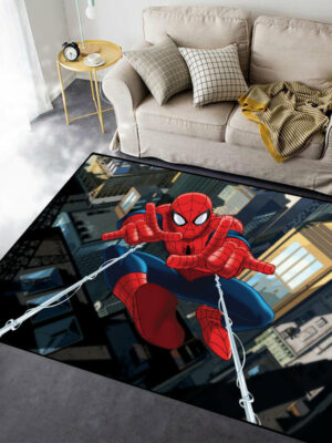 Marvel Universe Spider-Man Mats For Bedroom Children's Room Sofa Mat Easy Care Floor Mats 05