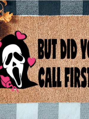 Horror Halloween Clowns Bones Skeletons Anti-slip Absorbent Bathroom Kitchen Carpet 05