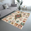 Bohemian Vintage Ethnic Bedroom Living Room Carpet 05