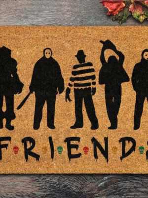 Horror Halloween Clowns Bones Skeletons Anti-slip Absorbent Bathroom Kitchen Carpet 08