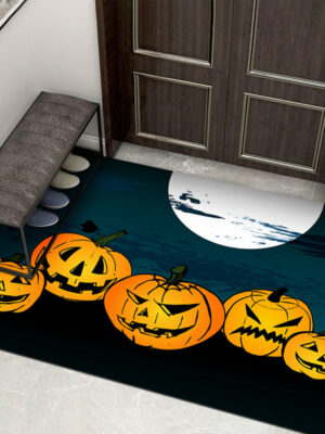 Clown Halloween Doormat Skeleton Grimace Floor Mat Bathroom Mat 09