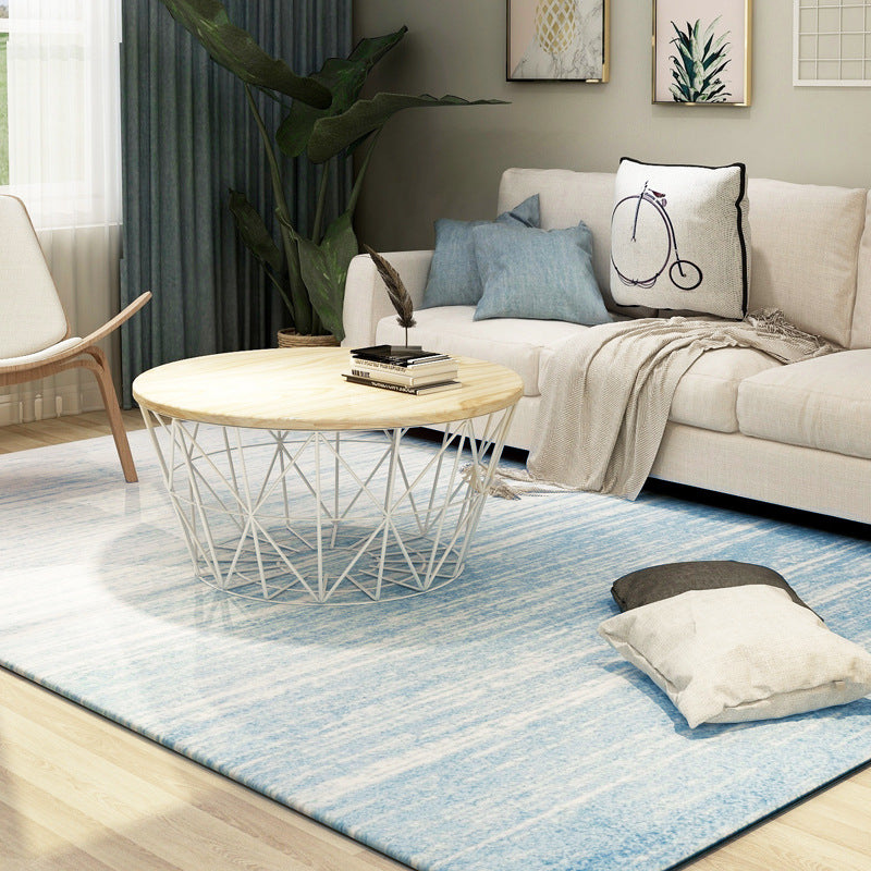 Gradient Colour Simple Modern Plain Rug Bedroom Living Room Sofa Rugs Floor Mat - Image 5