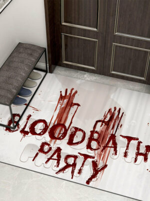 Clown Halloween Doormat Skeleton Grimace Floor Mat Bathroom Mat 10